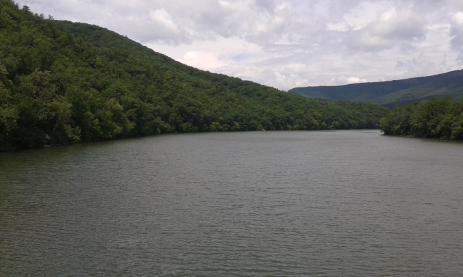 Crossing the James River.