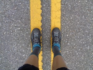 Steppin' foot on the Parkway. Look at those gams!